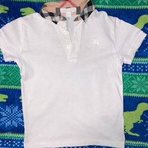Burberry boy polo